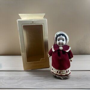 Vintage "DIANA" Hallmark Keepsake Ornament 1983 Porcelain Face & Hands QX423-7
